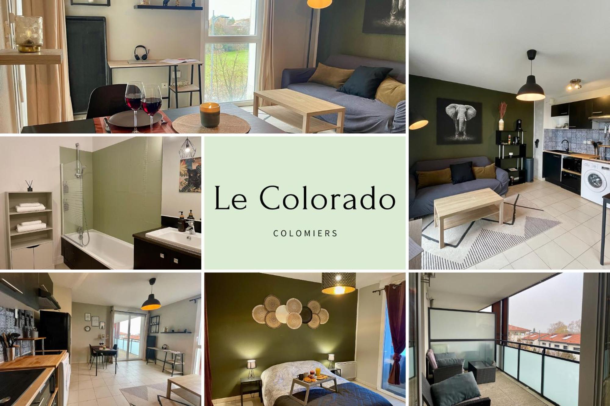 Le Colorado - Appartement Proche Airbus Коломье Экстерьер фото